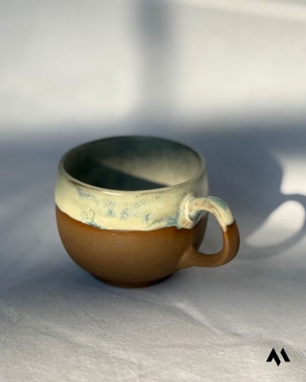 Dune Brown Stoneware Fincan ve Tabak Seti - Görsel 3