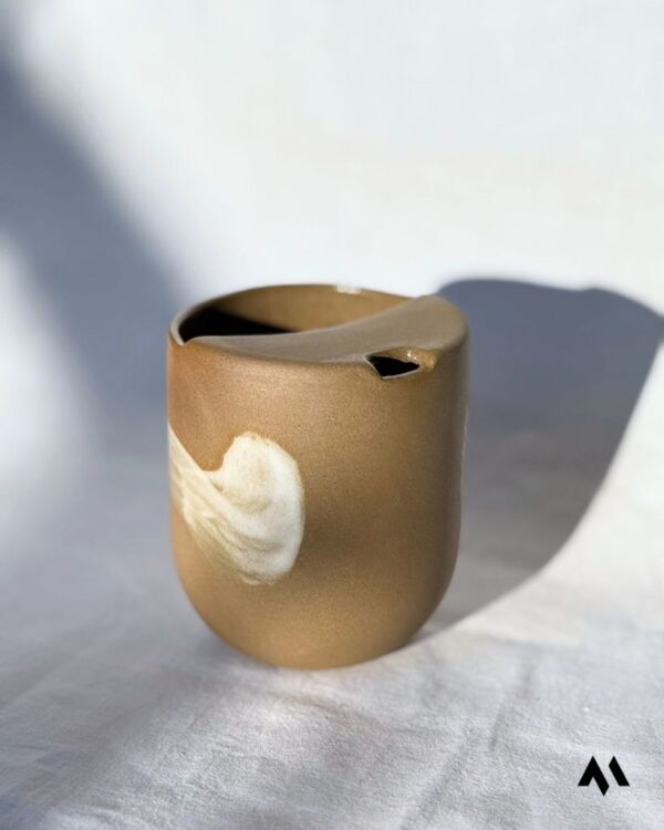Sepia Termos Stoneware Kupa - Görsel 3